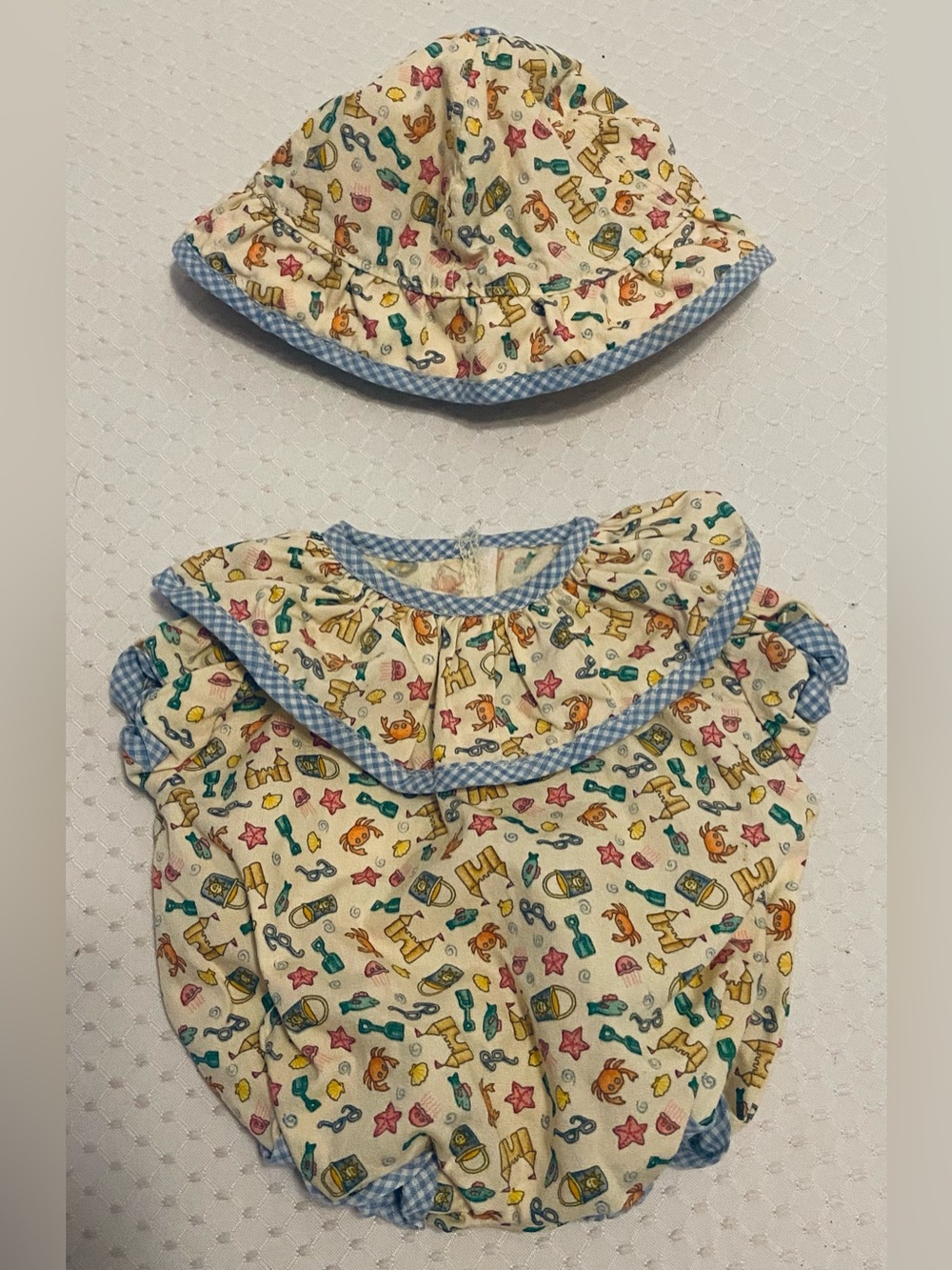 American Girl Itty Bitty Baby Summer Fun Outfit. Sold as pictured